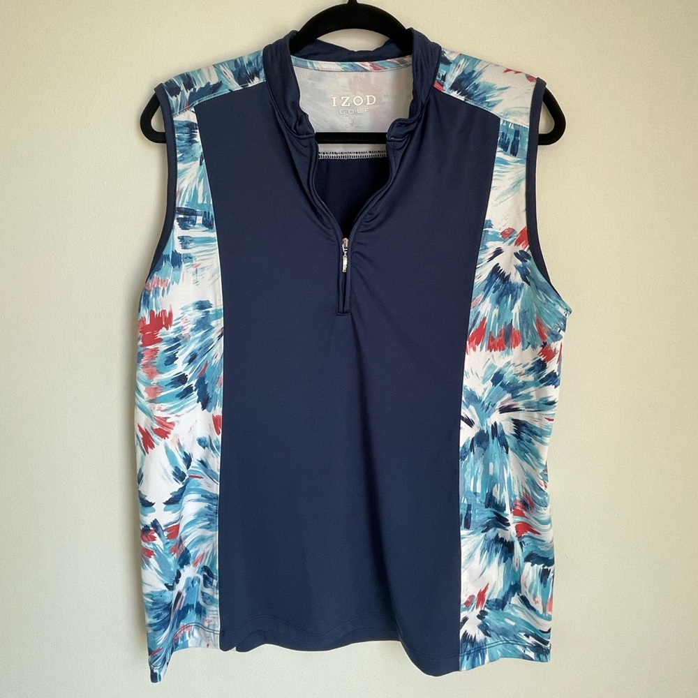 Izod Women’s sleeveless golf shirt